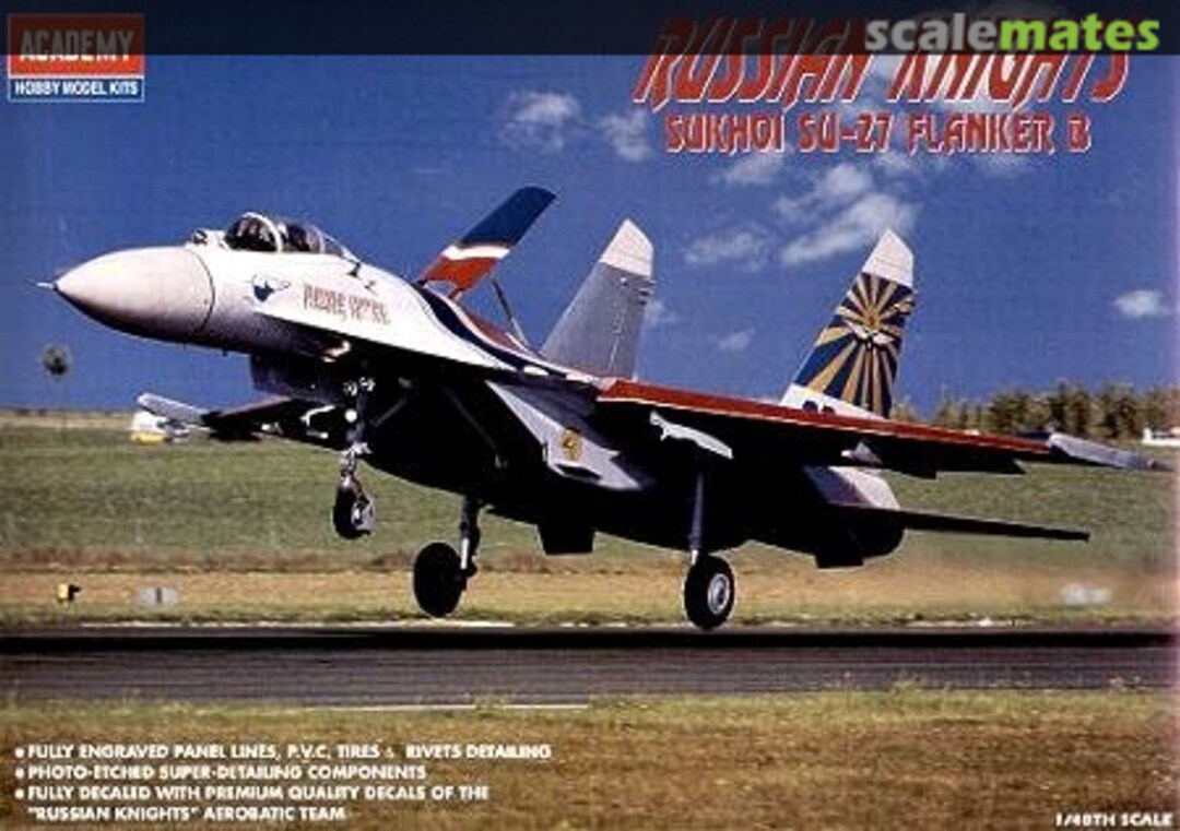 Boxart Su-27 Flanker B 02167 Academy