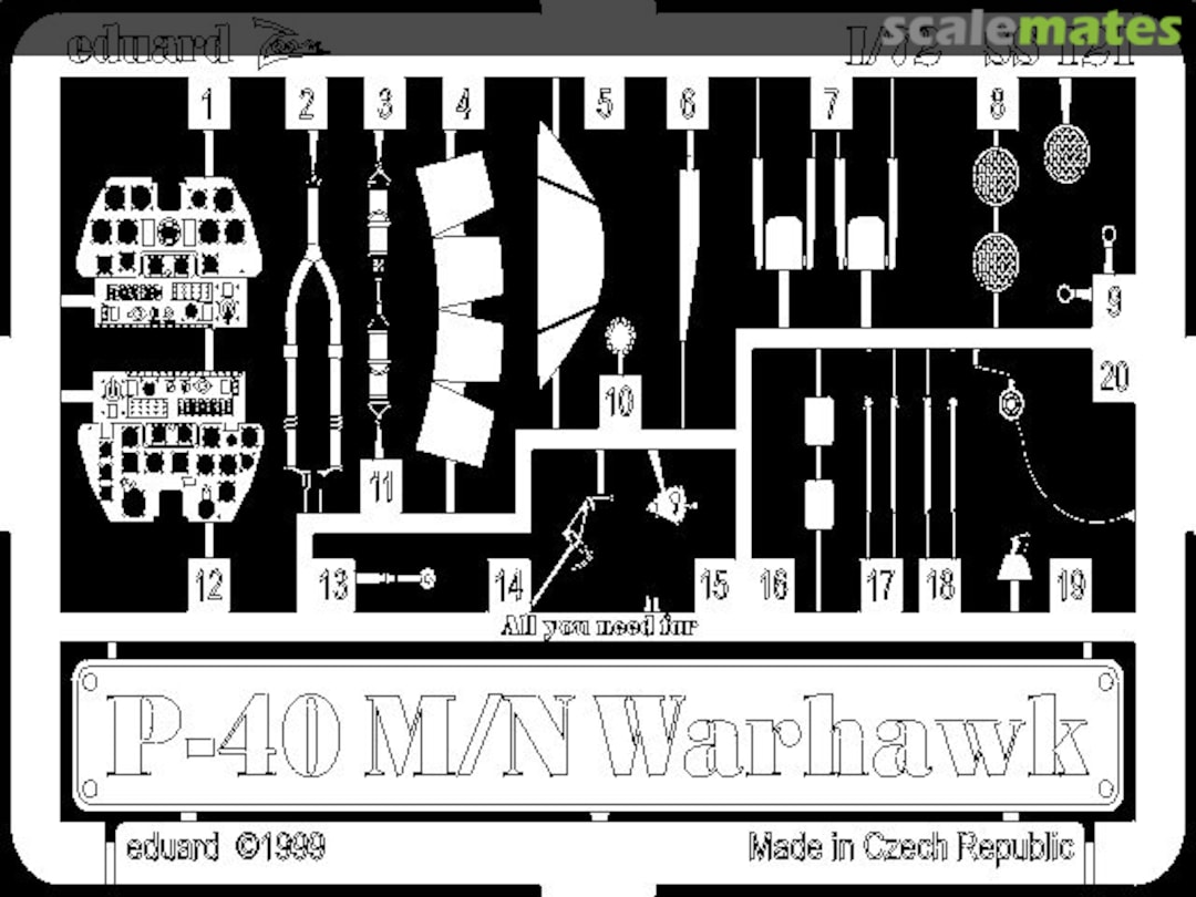 Boxart P-40M/N SS121 Eduard