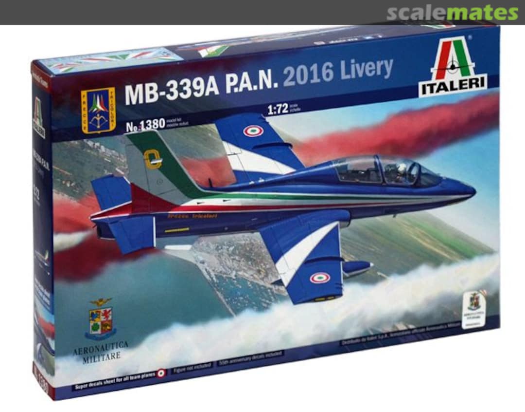 Boxart MB-339A P.A.N. 2016 Livery 1380 Italeri