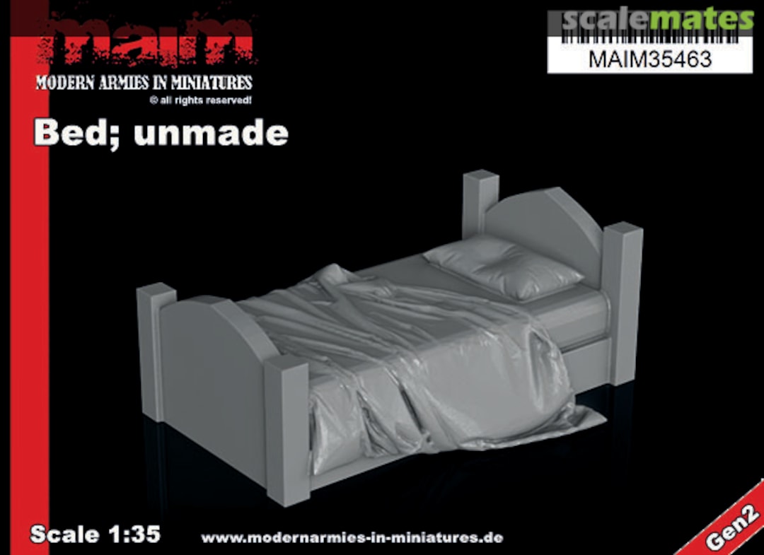 Boxart Bett ungemacht / Bed unmade #2 MAIM35463 MAiM