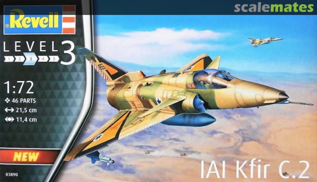 Boxart IAI Kfir C.2 03890 Revell