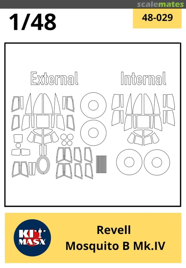 Boxart Mosquito B Mk.IV 48-029 Kit Masx