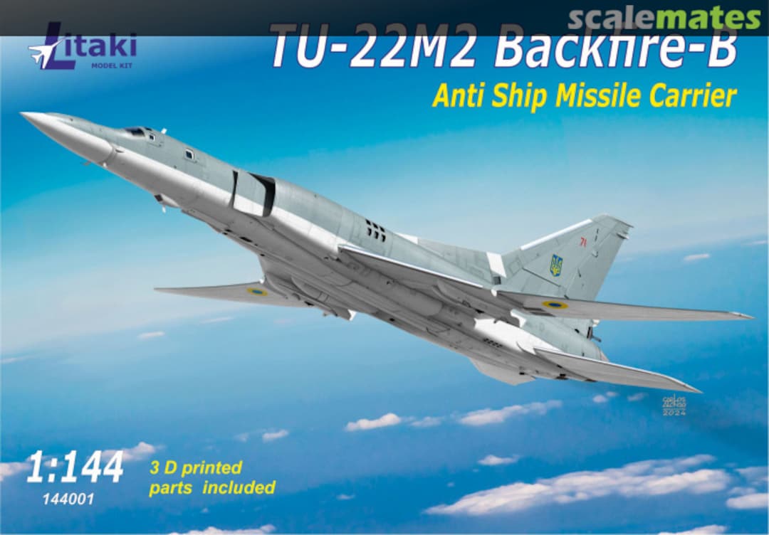 Boxart Tu-22M2 "Backfire-B" Anti-Ship Missile Carrier 144001 Litaki