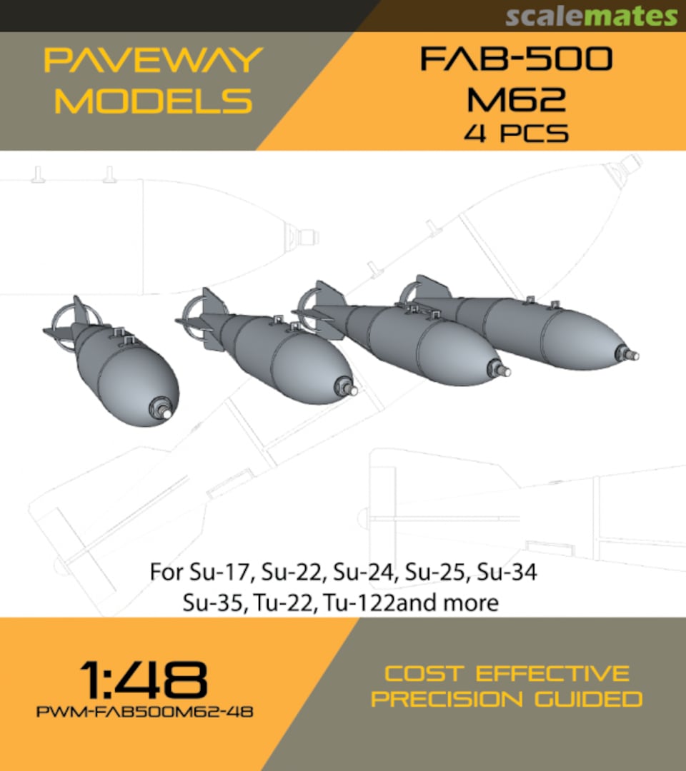 Boxart FAB-500 M62 PWM-FAB500M62-48 Paveway Models