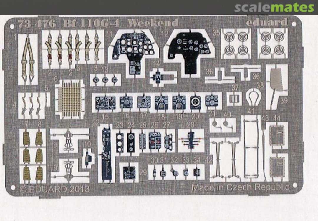 Boxart Bf 110G-4 Weekend 73476 Eduard