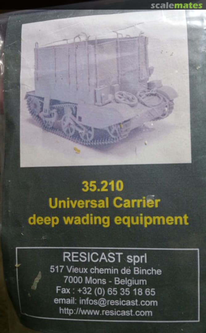 Boxart Universal Carrier Deep Wading Equipment 35.210 Resicast