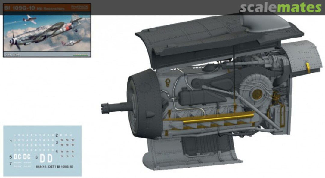 Boxart Bf 109G-10 engine 648441 Eduard