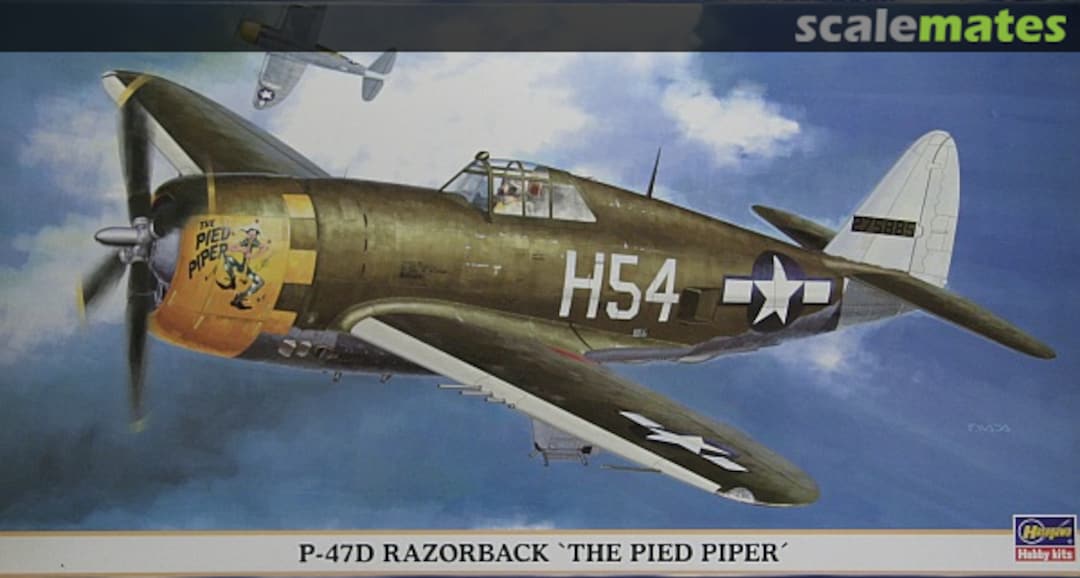 Boxart P-47D Razorback 'The Pied Piper' 09541 Hasegawa