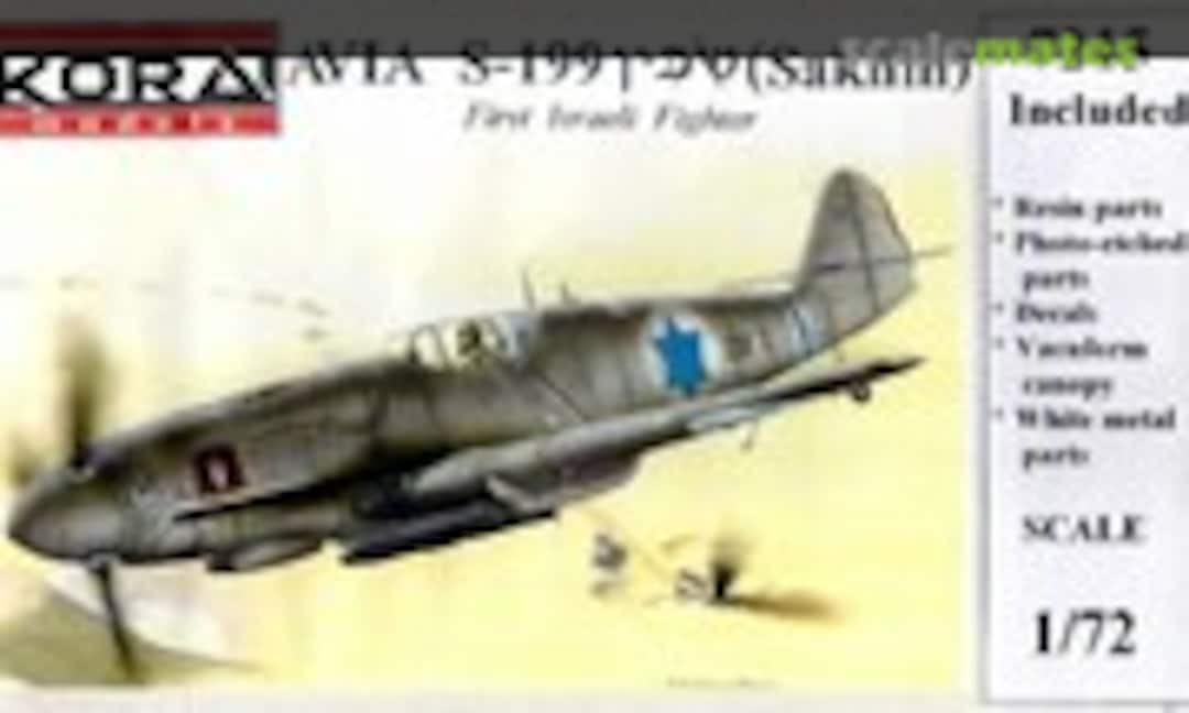 1:72 Avia S-199 Sakhin (Kora Models 7215)