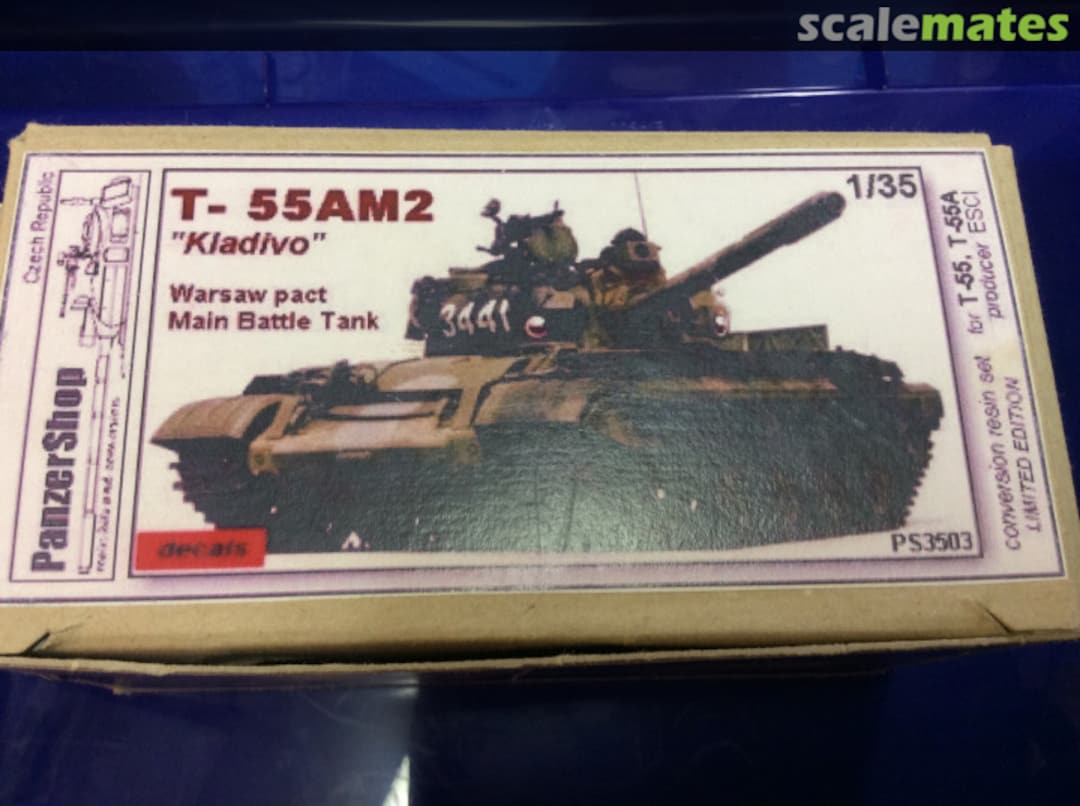 Boxart T-55AM2 “Kladivo” PS3503 PanzerShop