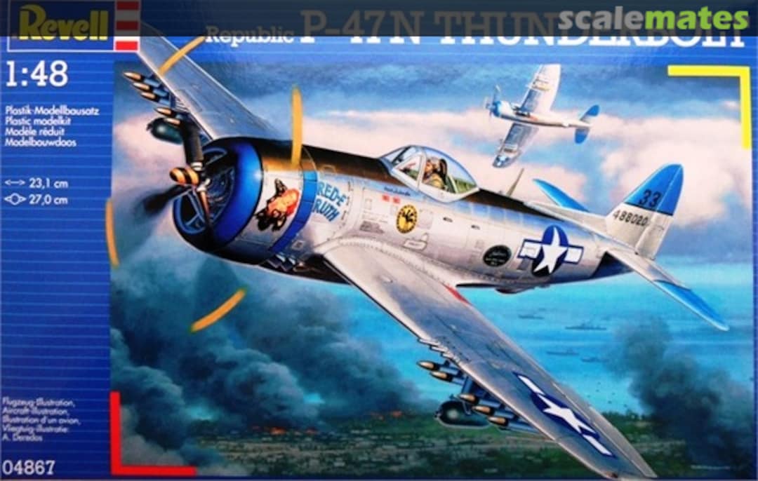 Boxart Republic P-47N Thunderbolt 04867 Revell