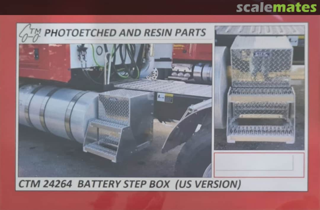 Boxart Battery Step Box (US Version) CTM24264 Czech Truck Model