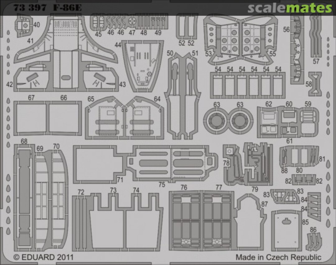 Boxart F-86E S.A. 73397 Eduard