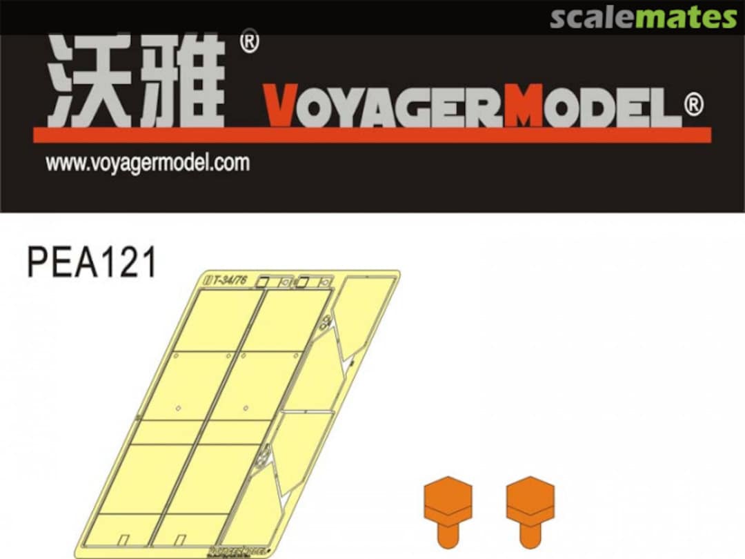 Boxart T-34/76 Additional Fuel Tanks PEA121 Voyager Model