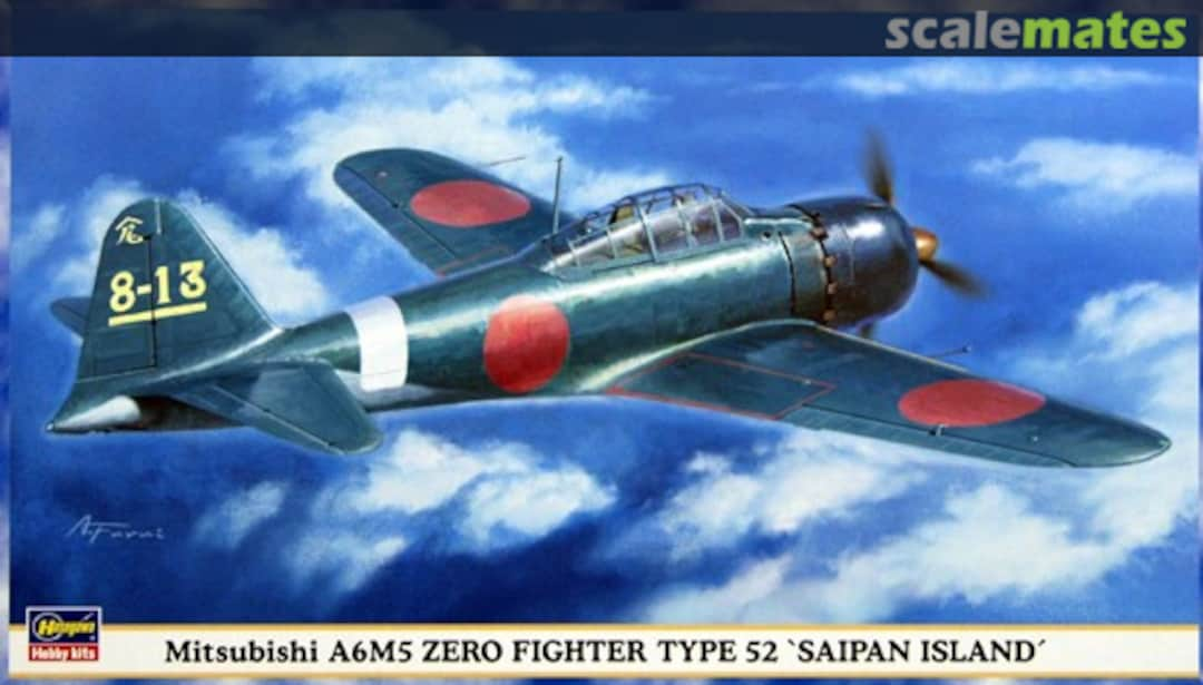 Boxart Mitsubishi A6M5 Zero Fighter Type 52 `Saipan Island´ 09517 Hasegawa