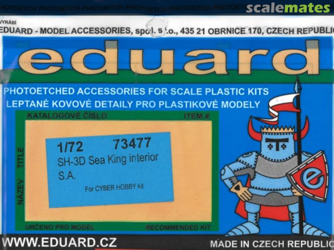 Boxart SH-3D Sea King interior S. A. 73477 Eduard