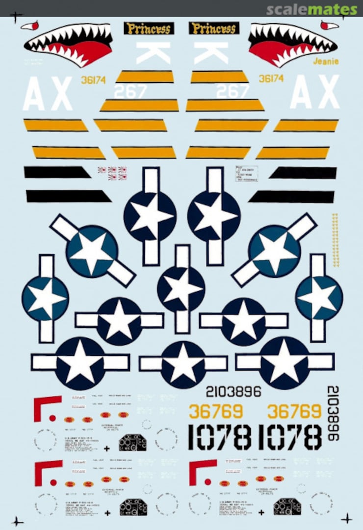 Boxart P-51B/C and F6-B Mustangs 48-0138 SuperScale International