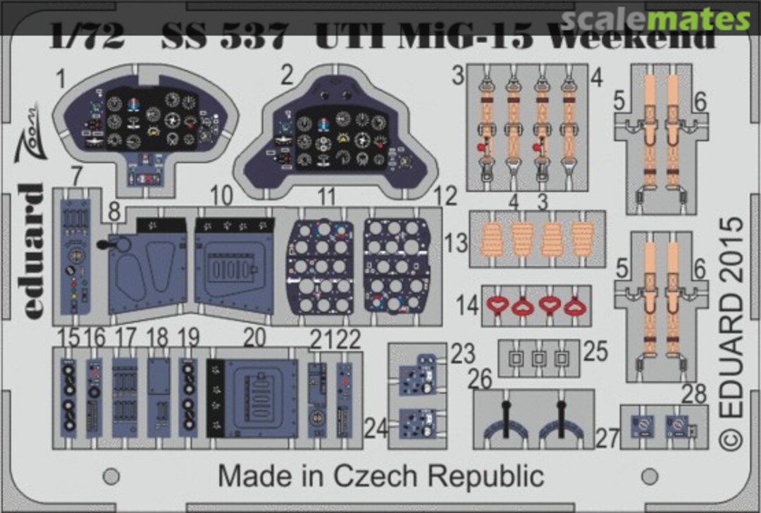 Boxart UTI MiG-15 Weekend SS537 Eduard