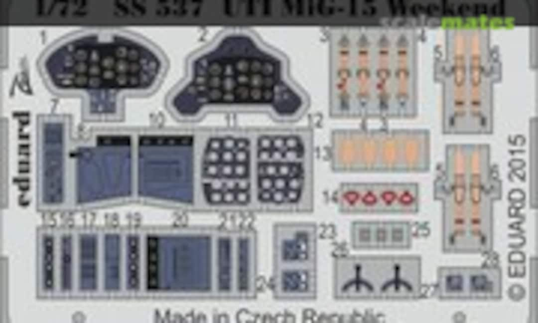 1:72 UTI MiG-15 Weekend (Eduard SS537)