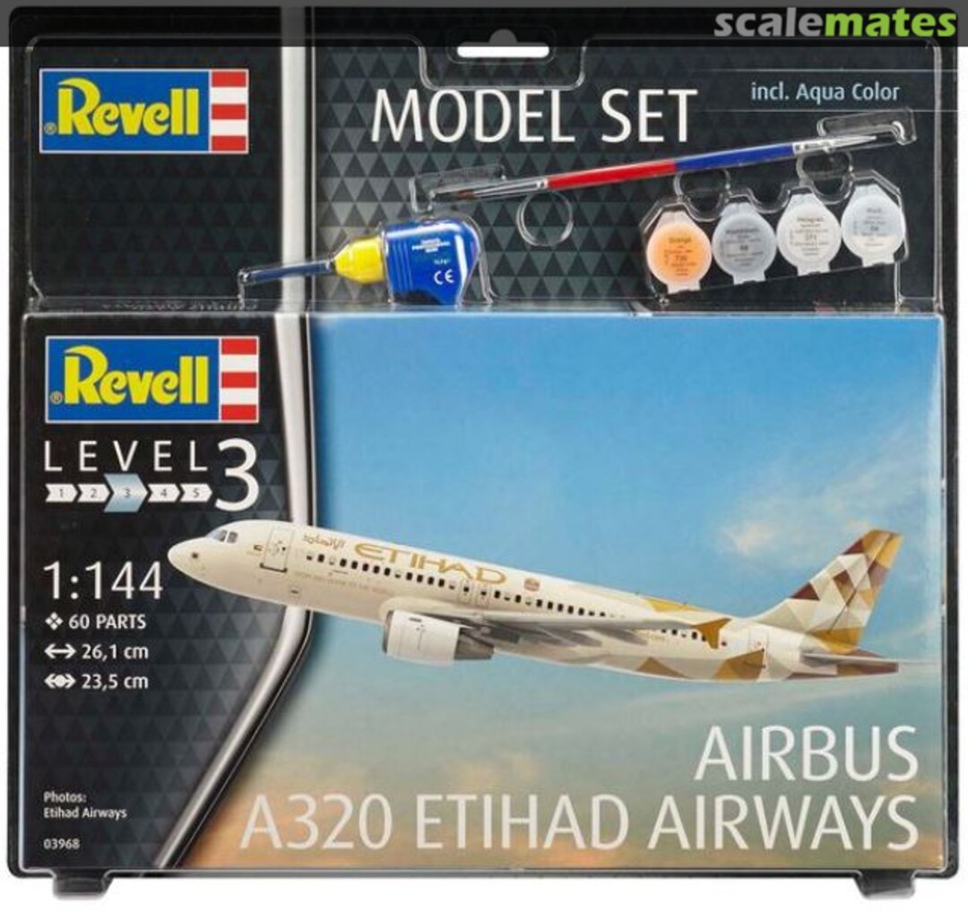 Boxart Airbus A320 `Etihad Airways` 63968 Revell