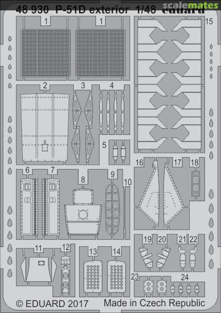 Boxart P-51D exterior 48930 Eduard