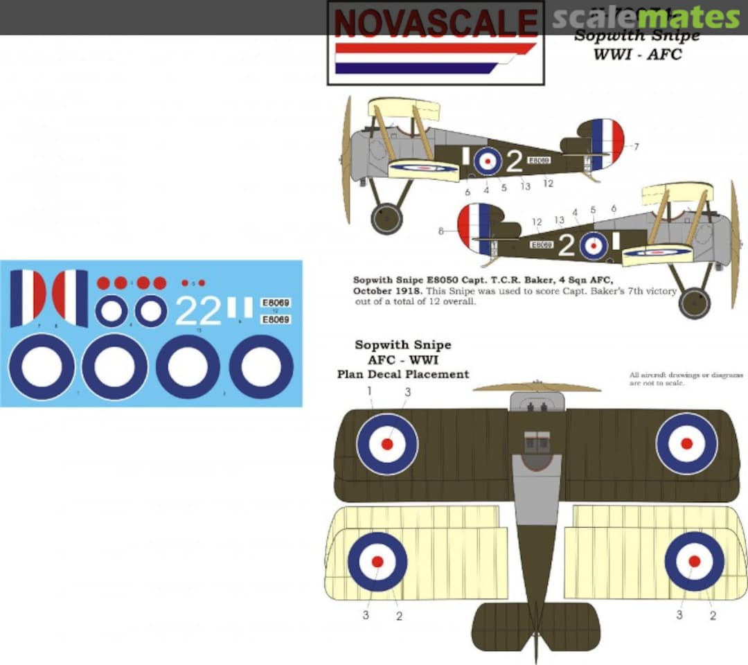 Boxart Sopwith Snipe WWI - AFC N-72074a Novascale