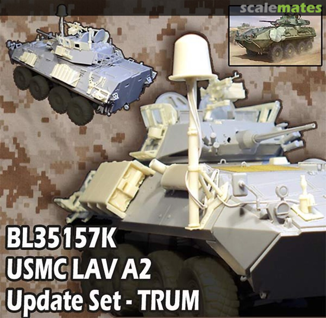 Boxart USMC LAV A2 IRAQ and Afghanistan Update Set BL35157K Blast Models