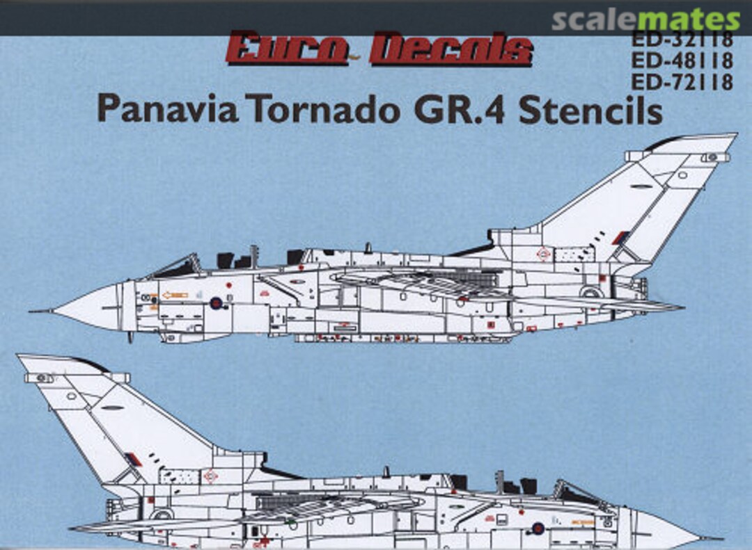 Boxart Tornado GR.4/4A Stencils ED-48118 Euro Decals