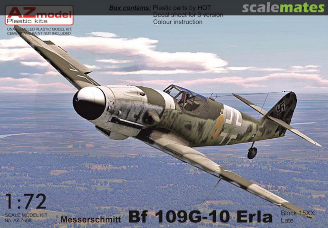 Boxart Messerschmitt Bf 109G-10 Erla AZ 7611 AZmodel