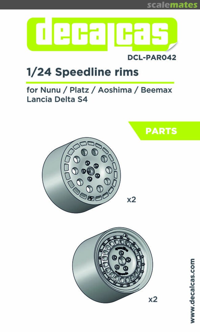 Boxart Speedline for Lancia Delta S4 DCL-PAR042 Decalcas