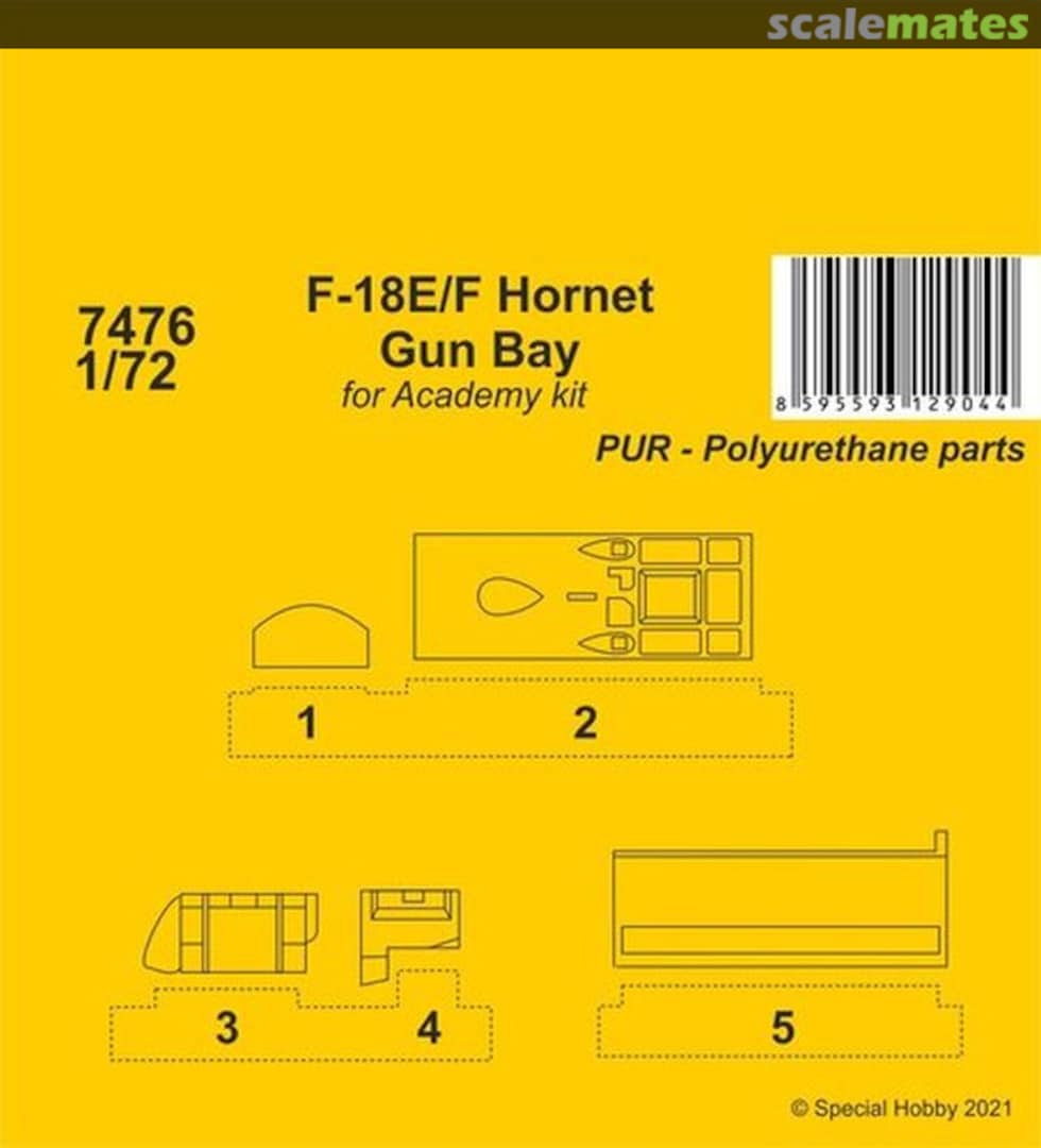 Boxart F-18E/F Super Hornet - Gun Bay 7476 CMK