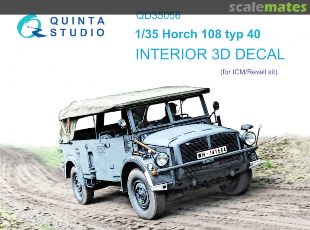 Boxart Horch 108 Typ 40 Interior 3D Decal QD35056 Quinta Studio