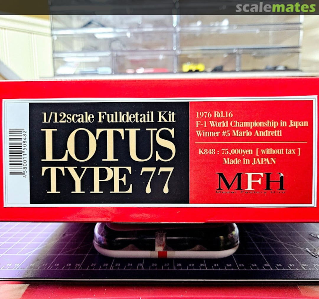 Boxart Lotus Type 77 K-848 Model Factory Hiro