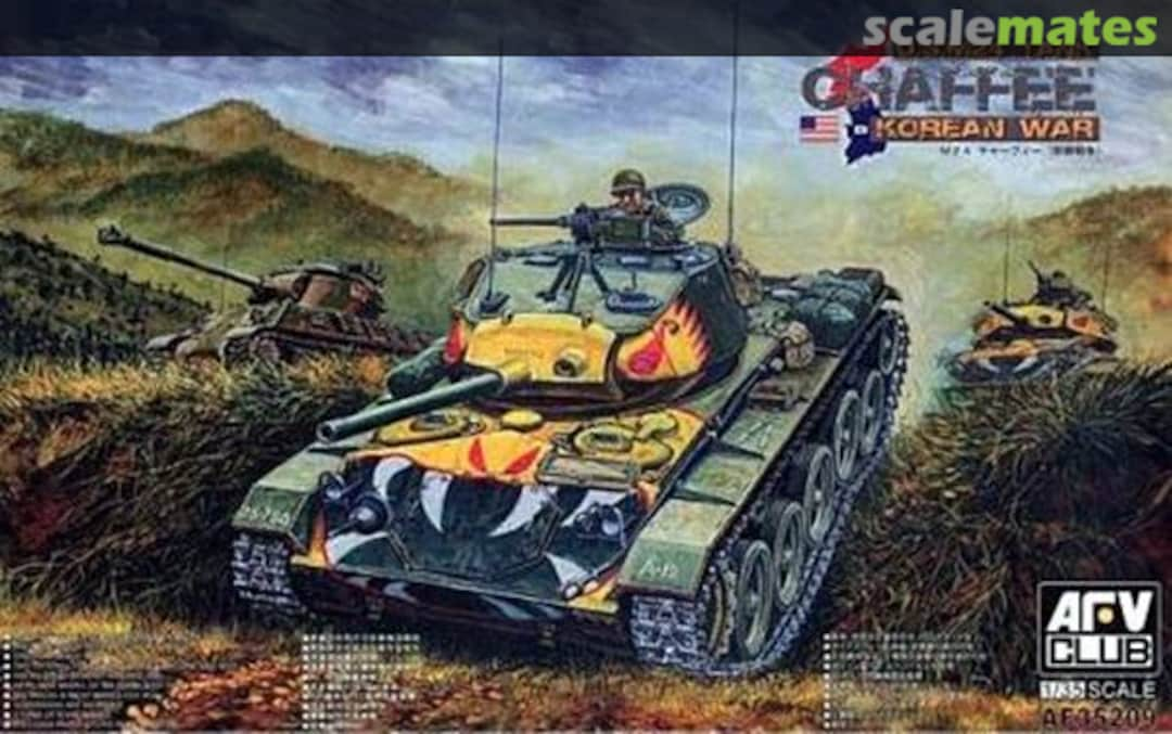 Boxart M24 Tank "Chaffee" AF35209 AFV Club