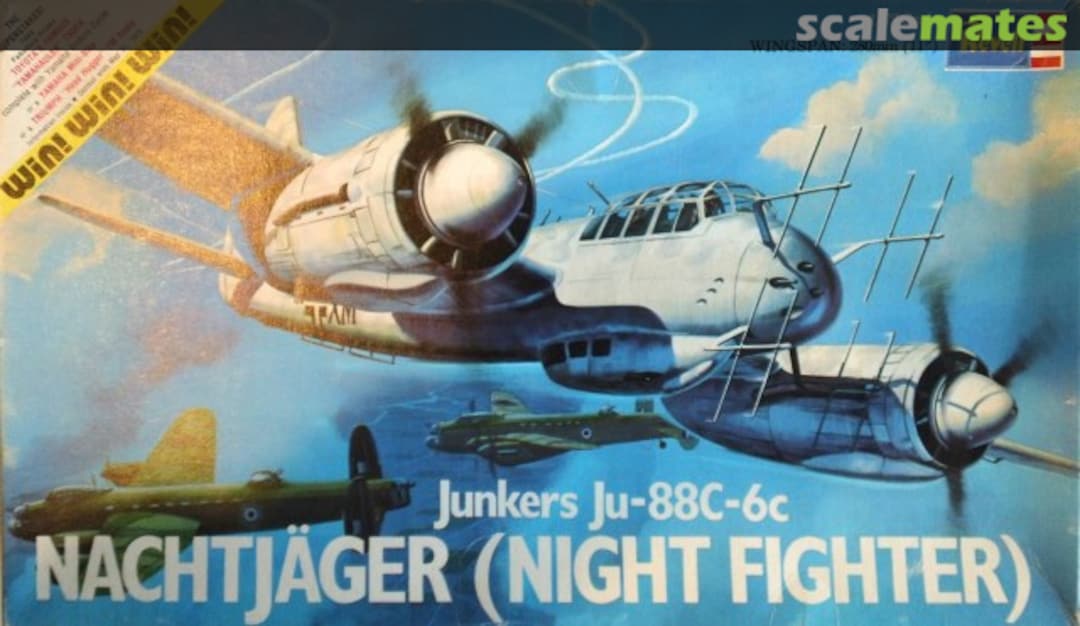 Boxart Junkers Ju-88C-6c Nachtjäger (Night Fighter) H-165 Revell