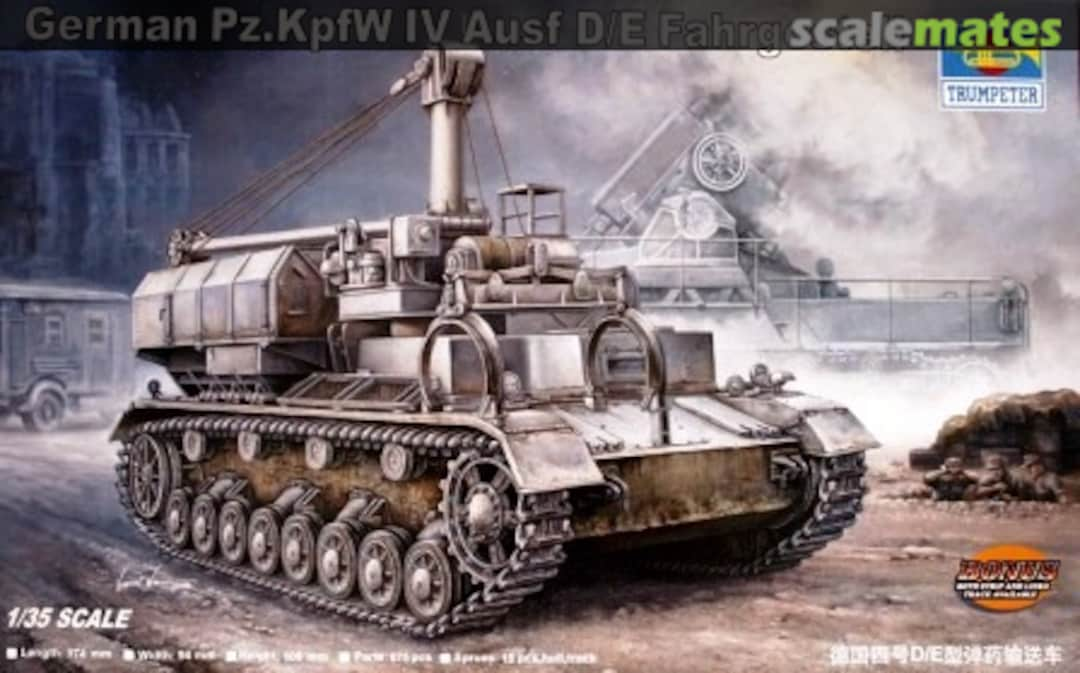 Boxart Pz.Kpfw. IV Ausf. D/E Fahrgestell 00362 Trumpeter