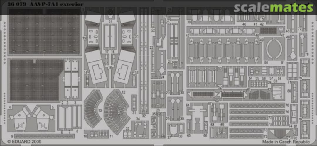 Boxart AAVP-7A1 exterior 36079 Eduard