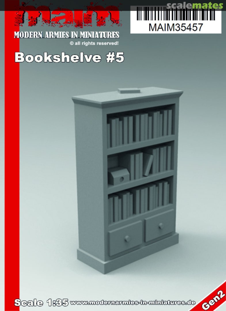 Boxart Bookshelve; Bücherregal #5 MAIM35457 MAiM