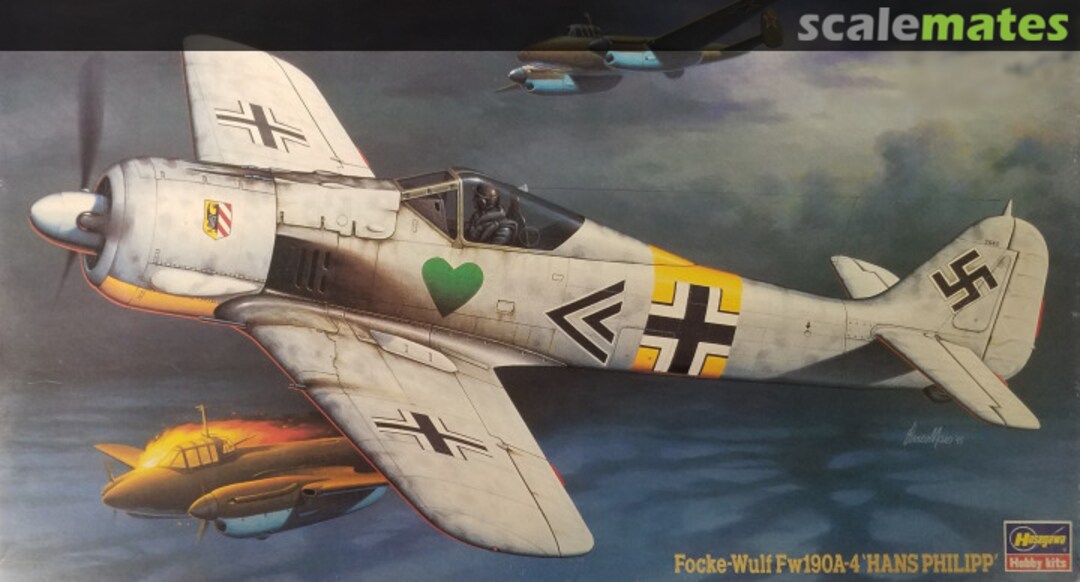 Boxart Focke-Wulf Fw190A-4 'Hans Philipp' 09204 Hasegawa