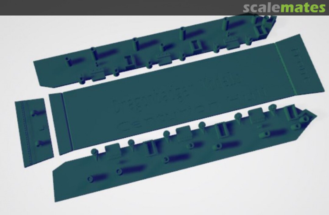 Boxart Centurion tank lower hull supplementary kit 3d print db35004 Dragonbadger Models