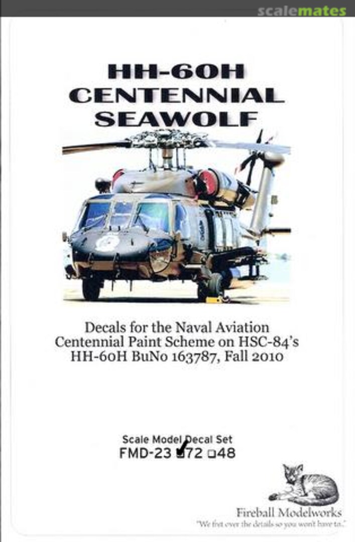 Boxart Sikorsky HH-60H Rescue Hawk FMD72-23 Fireball Modelworks