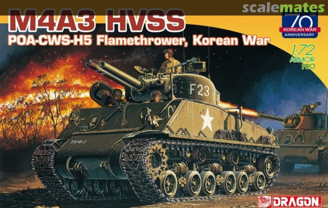 Boxart Sherman M4A3 HVSS 7524 Dragon