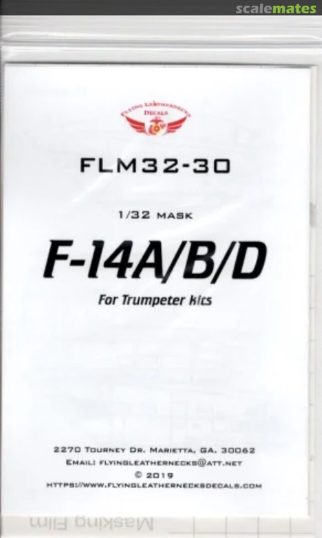 Boxart F-14A/B/D FLM32-30 Flying Leathernecks