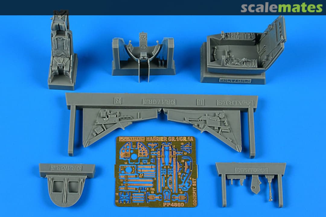 Boxart Harrier GR.1/GR.1A cockpit set 4860 Aires