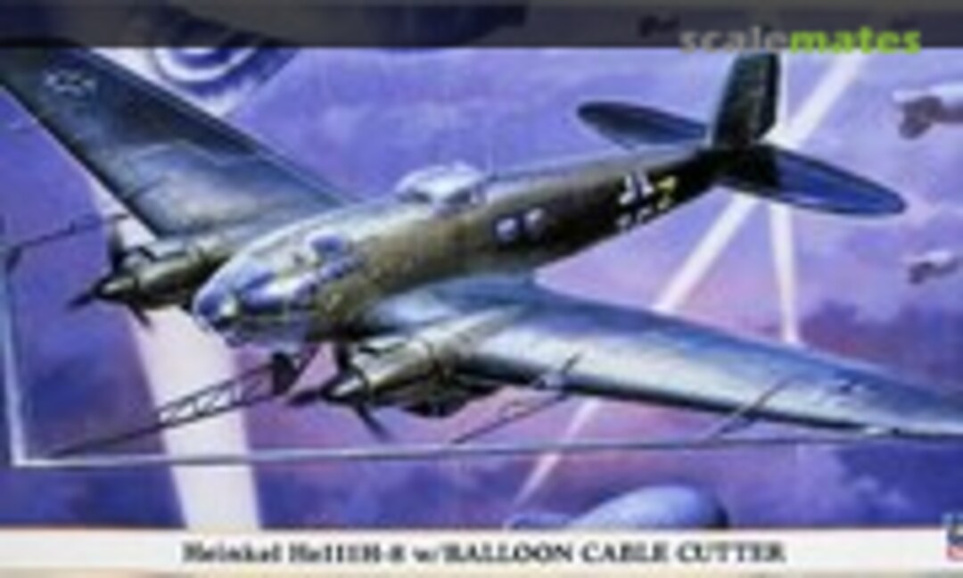 1:72 Heinkel He111H-8 w/Balloon Cable Cutter (Hasegawa 00929)