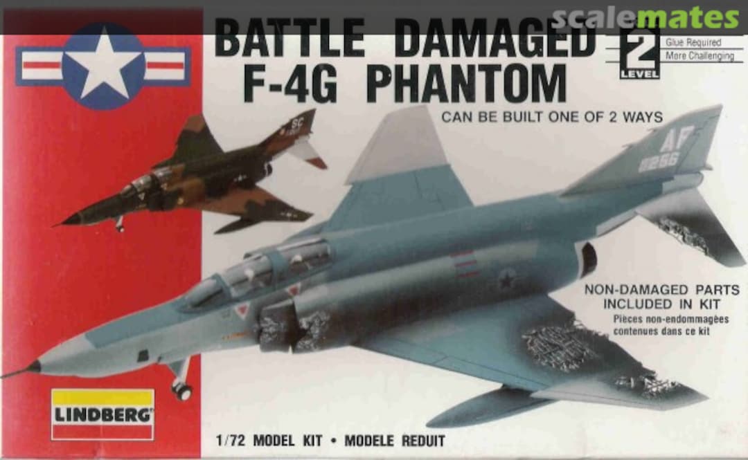 Boxart Battle damaged F-4G Phantom 70962 Lindberg