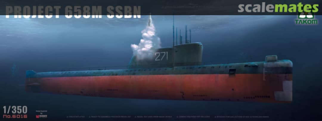 Boxart Project 658M SSBN 6016 Takom