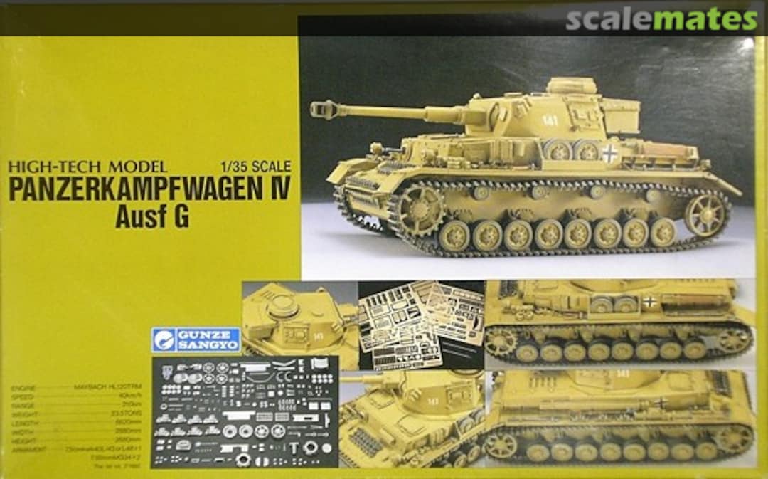 Boxart Panzerkampfwagen IV Ausf.G G-720 Gunze Sangyo