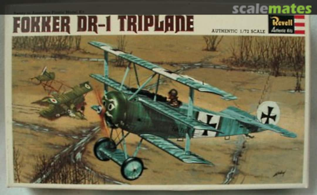 Boxart Fokker Dr-1 Triplane H652-60 Revell