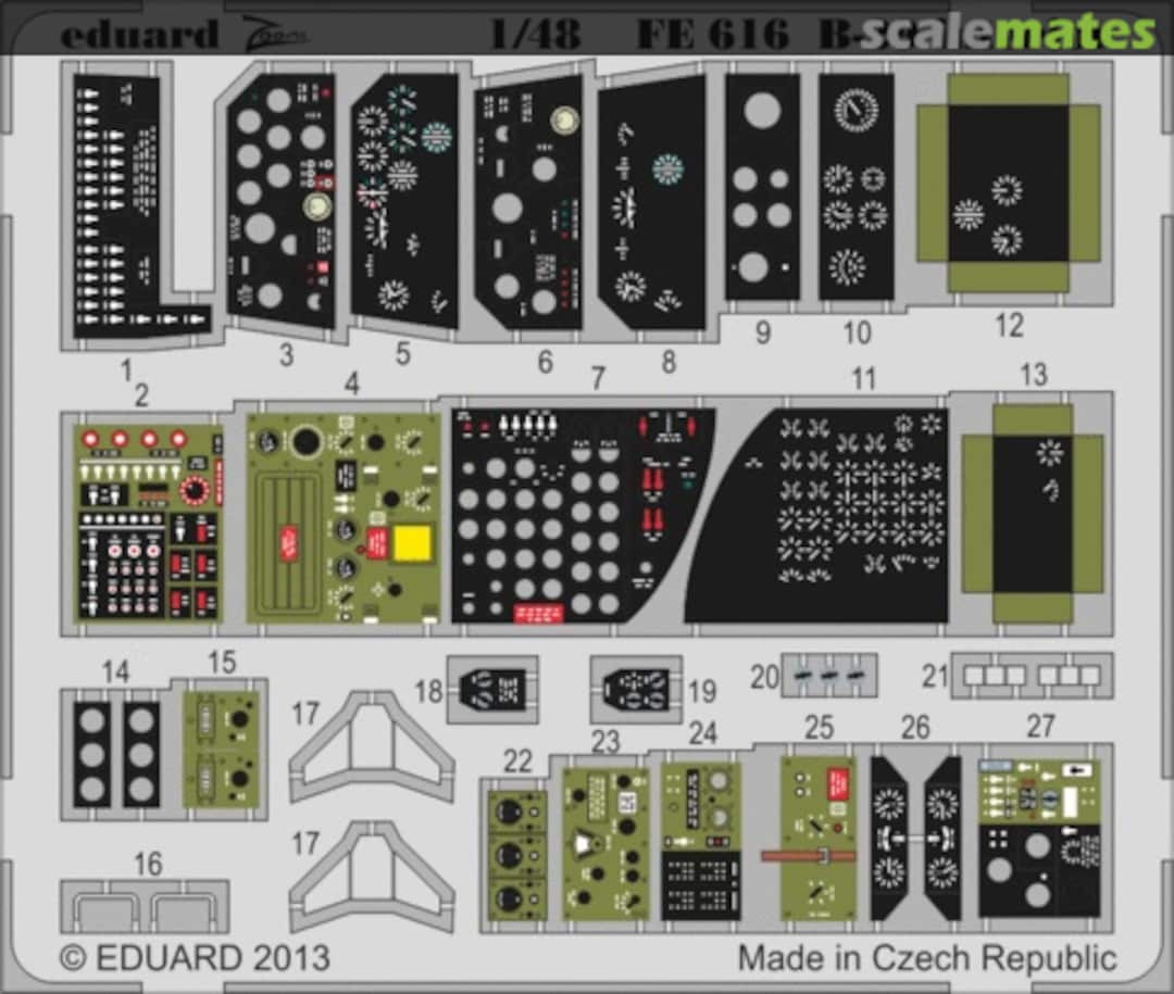 Boxart B-29 interior S. A. FE616 Eduard